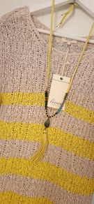 Linea WEEKEND Striped Cotton Knit Sz L (Fit 10-12UK) - Bnwt Rrp 55