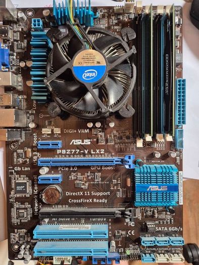 PC upgrade kit Asus 1155LGA board, Intel i5 CPU, 8GB DDR3, PSU