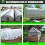 100% Virgin Materials (2M X 10M), Heavy Duty (150um/6mil) Polythene Clear Greenhouse Plastic Sheeting, 4Years Lifetime UV Resistant and 90% High Light Transmission Greenhouse Film Image 4