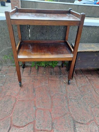 dresser and tea trolley