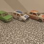 2 x Corgi VW Polo 1 x Mini Metro all 1:43 die cast diecast cars Image 2
