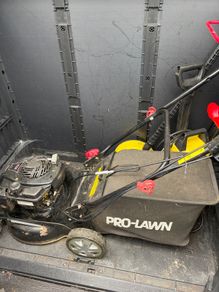 petrol lawnmower with drive