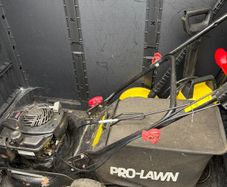 petrol lawnmower with drive