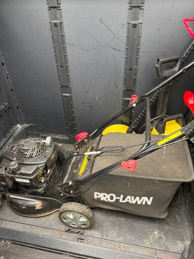 petrol lawnmower with drive
