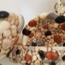 Pair Sylvac Pebble Range Vases. c1950s.Hand-Painted. Image 4