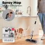 Spray Mops for Cleaning Floors-Microfibre Flat Mop with Sprayer FLoor Mop Wet Dry Floor Mop for House Cleaning with 2 Reusable Replacement Pads and 1 Refillable Bottle Image 4