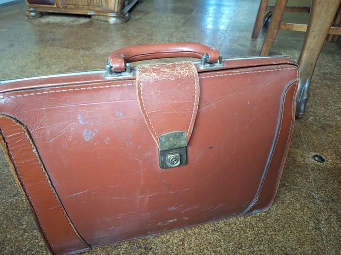 vintage briefcase