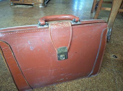 vintage briefcase