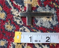 Bond-Boyd Sterling Silver Cross Pendant