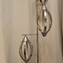 Floor Lamp, chrome LED with adjustable foot control Image 2