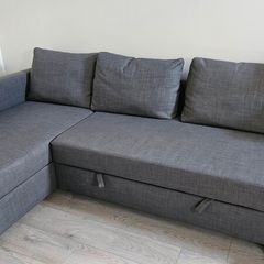 ikea Friheten corner sofa bed grey LIKE NEW