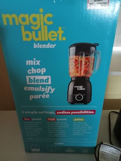 Nutribullet magic bullet Large Capacity Jug Blender & Smoothie Maker in Black - Pulse & Blend Technology