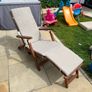 Wooden Lounger Image 2