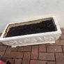 Stone concrete rectangular planters x 4 Image 6