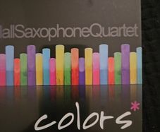 Elise Hall Saxophone Quartet - Colors. New CD.