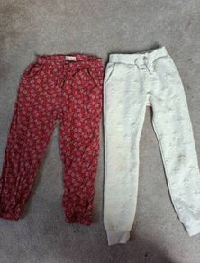 Girls zara paisley trousers 7-8