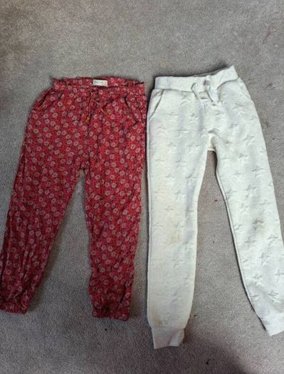 Girls zara paisley trousers 7-8