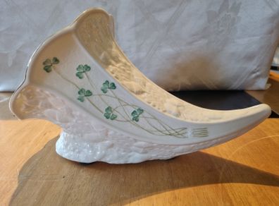 Belleek, Cornucopia Vase