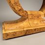 Art Deco Style Burl Walnut Console Table Image 2
