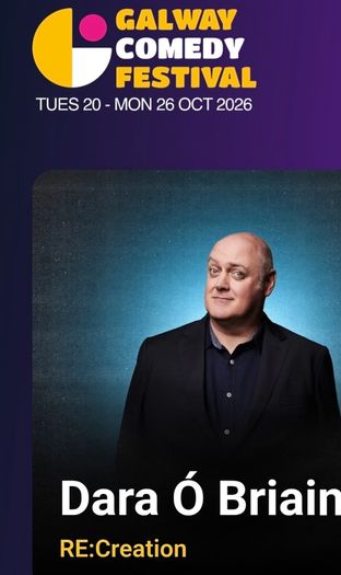 2 tickets for Dara O'Briain
