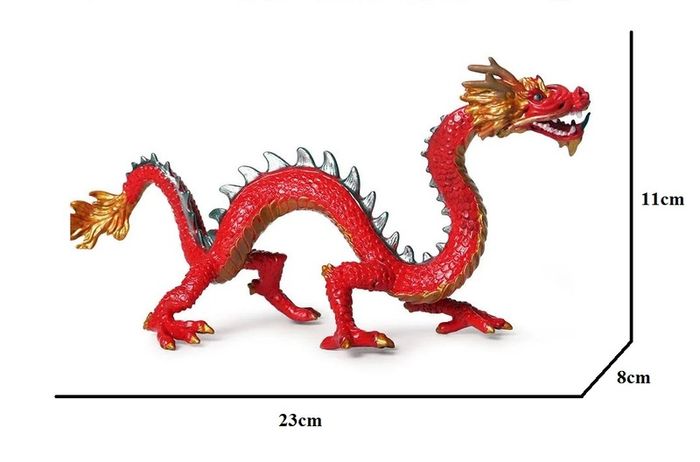 Red Chinese Dragon. Action Figure