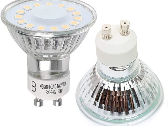 Led Bulbs, Pack of 10, 50 W Halogen Bulb Equivalent, 4W 350lm, Warm White Lighting 2700K, 120 Degree Angled Beam, Saving on Bills (FREE POSTAGE)