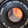 Canon FD 50mm F1.8 Vintage Lens + MFT Adapter Image 3