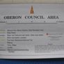 Detailed Map Of The Oberon Area Of New South Wales Australia Image 2