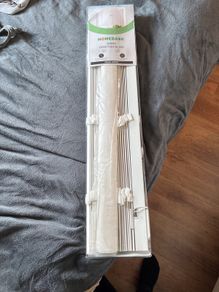 Faux wood blinds