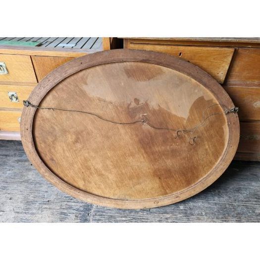 Gilt Oval Mirror KAS1348