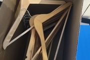 Wooden coat hangers