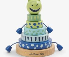 JoJo Maman Green Dino Wooden Stacker
