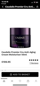 Brand new caudalie premier Cru anti age cream