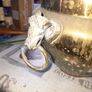 Beautiful Old Heavy Brass Jardiniere Planter with Elephant Handles Image 3