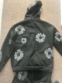 Denim tears black on black tracksuit