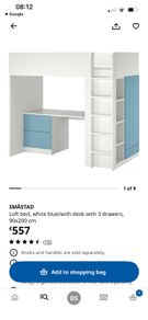 ikea high sleeper bed