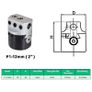 15 Pieces Boring Tool Set 50 mm Boring Head MT3-F1-12 Image 9