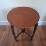 Vintage Fold Up Card Table Occasional  Table Image 2