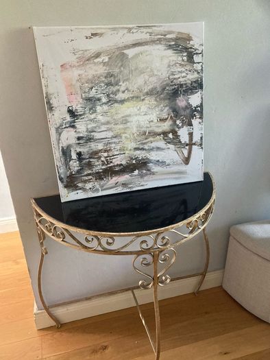 Original Abstract Painting Dublin Painting Room Anchor Neutral Styling Quiet Living Art