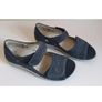 Waldlaufer Hilena Blue Nubuck Leather Wide Fit H Sandals UK3 EU36 BNIB  CAN POST Image 2
