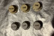 Fender Stratocaster Replacement Knob Set 1 Volume 2 Tone electric guitar parts accessories