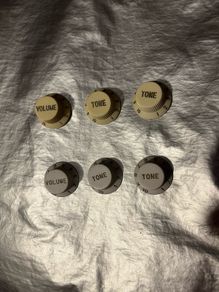 Fender Stratocaster Replacement Knob Set 1 Volume 2 Tone electric guitar parts accessories