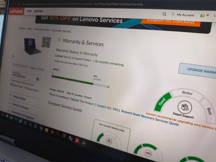 Gaming Laptop Lenovo Loq i5 12450HX 8/12 RTX3050 6gb 95w 16gb Ddr5 512GB Nvme 144hz Win11 Rgb