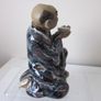 Chinese Glazed Pottery  Figure of Beggar 7 inches Image 4