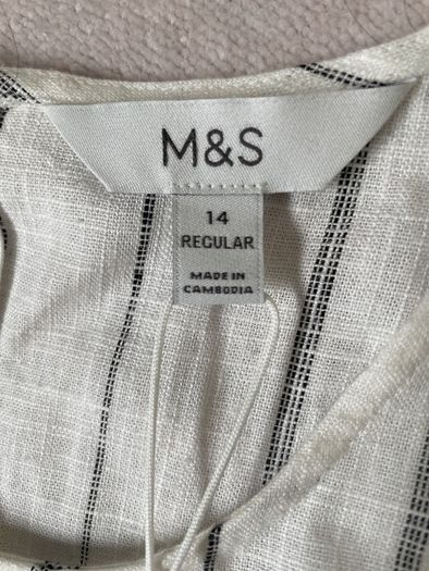 Ladies linen M&S top