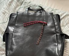 leather backpack