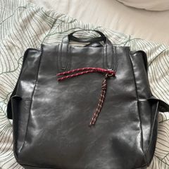 leather backpack