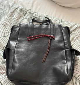 leather backpack