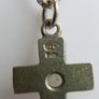 Vintage Tru-Sapphire Sterling Silver Cross Pendant and chain L-20"  5,35g Image 5