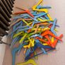 51 x wooden kids hangers Image 2